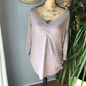NWOT Cream Long Sleeve Top( Maternity)